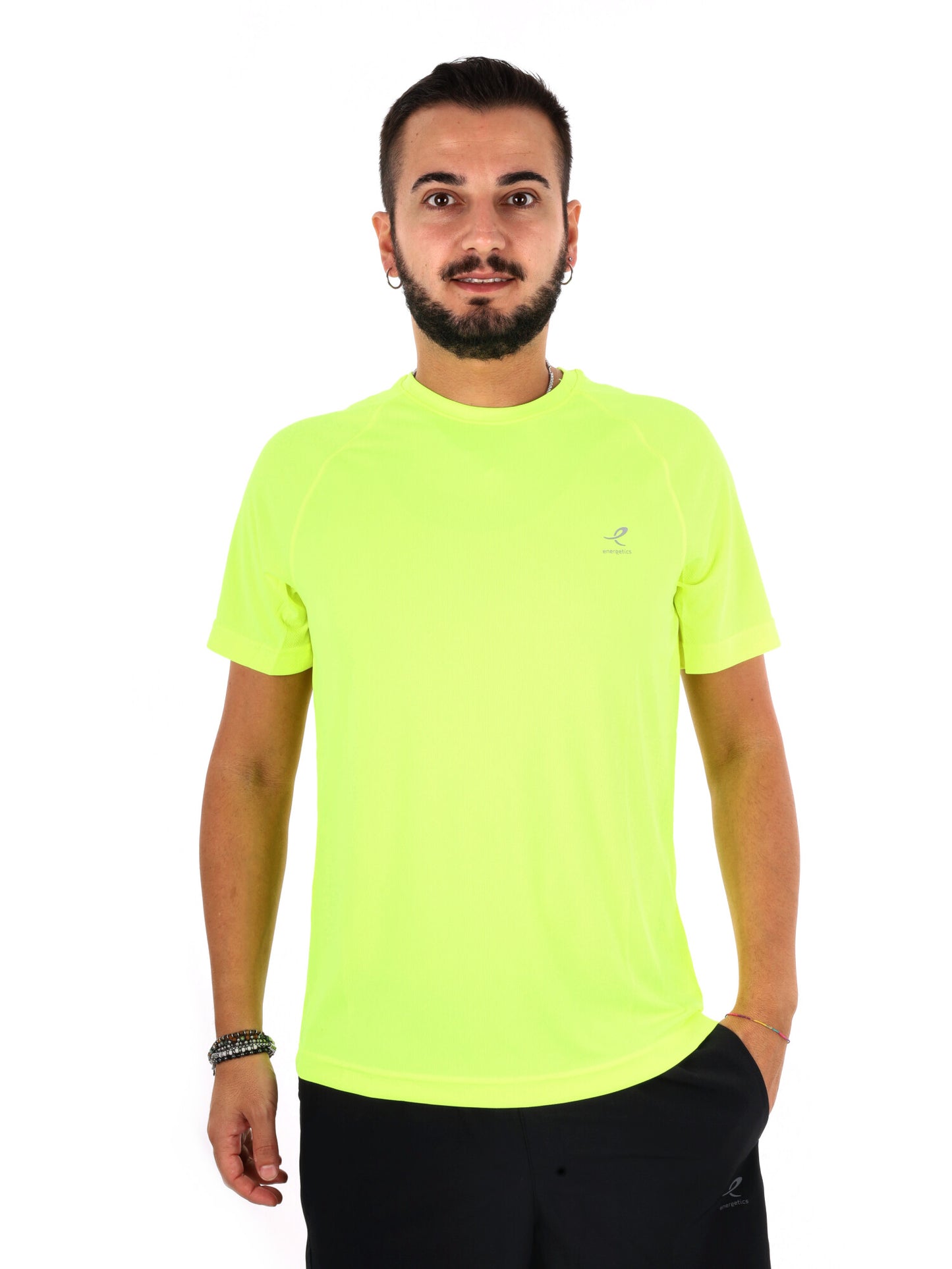 Energetics Martin II, t-shirt da uomo gialla