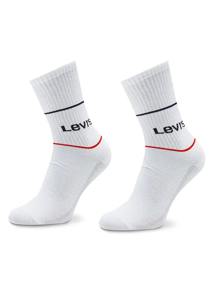CALZE SET 2 PAIA LEVI'S UOMO BIANCO