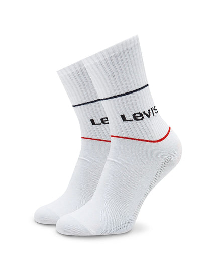 CALZE SET 2 PAIA LEVI'S UOMO BIANCO