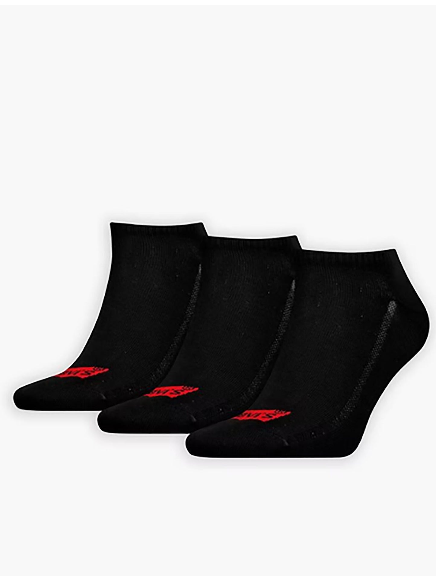 CALZE 3 PAIA LOW CUT BATWING LEVI'S UOMO NERO