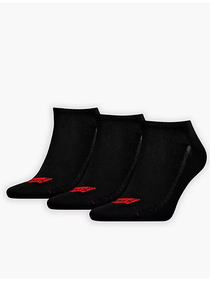 CALZE 3 PAIA LOW CUT BATWING LEVI'S UOMO NERO
