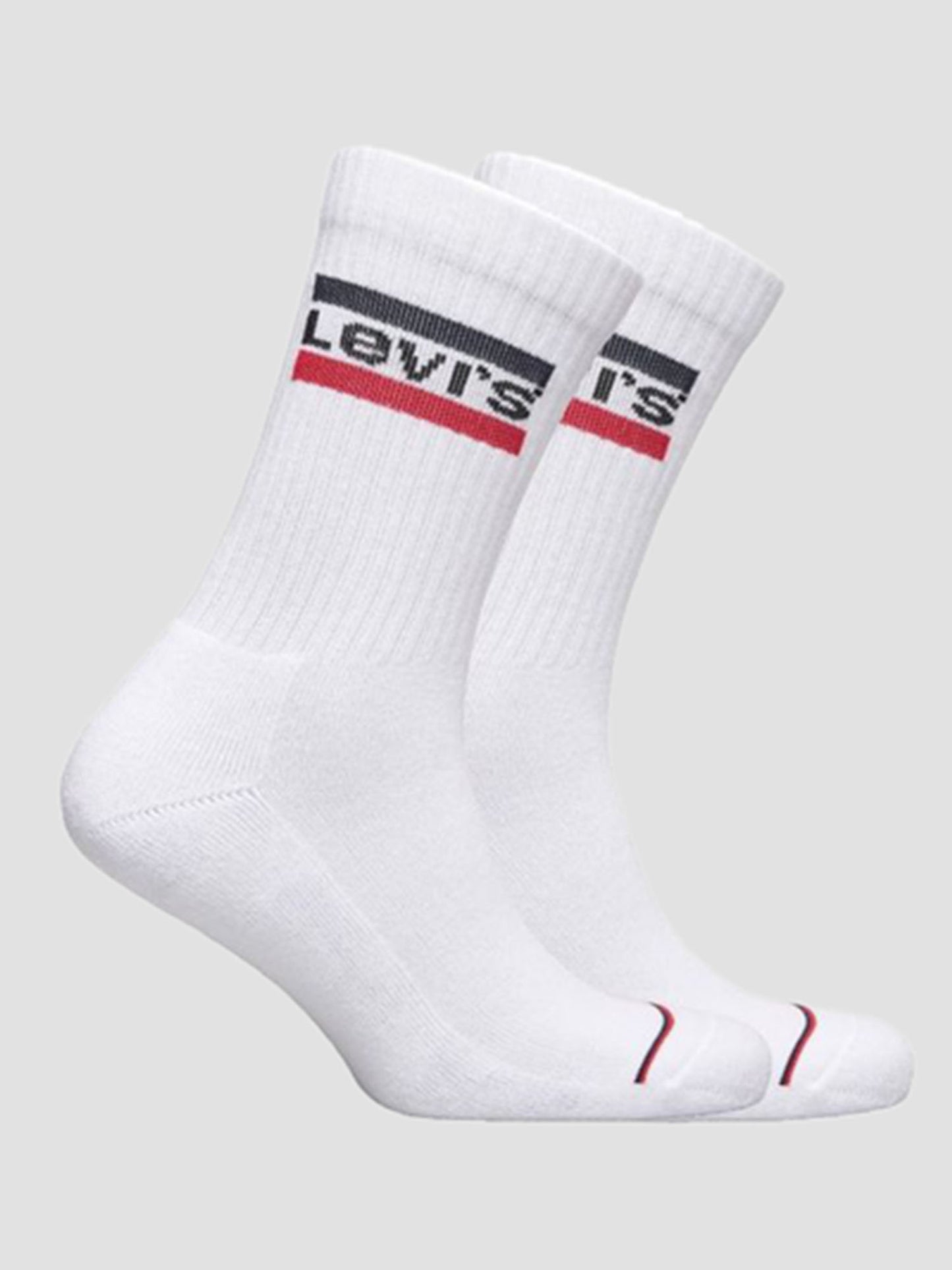 CALZE SET 2 PAIA REGULAR CUT LEVI'S UNISEX BIANCO