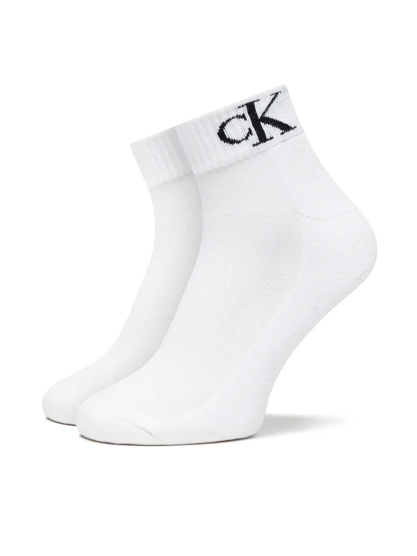 Set da 2 paia di calzini bianchi Calvin Klein Jeans da uomo
