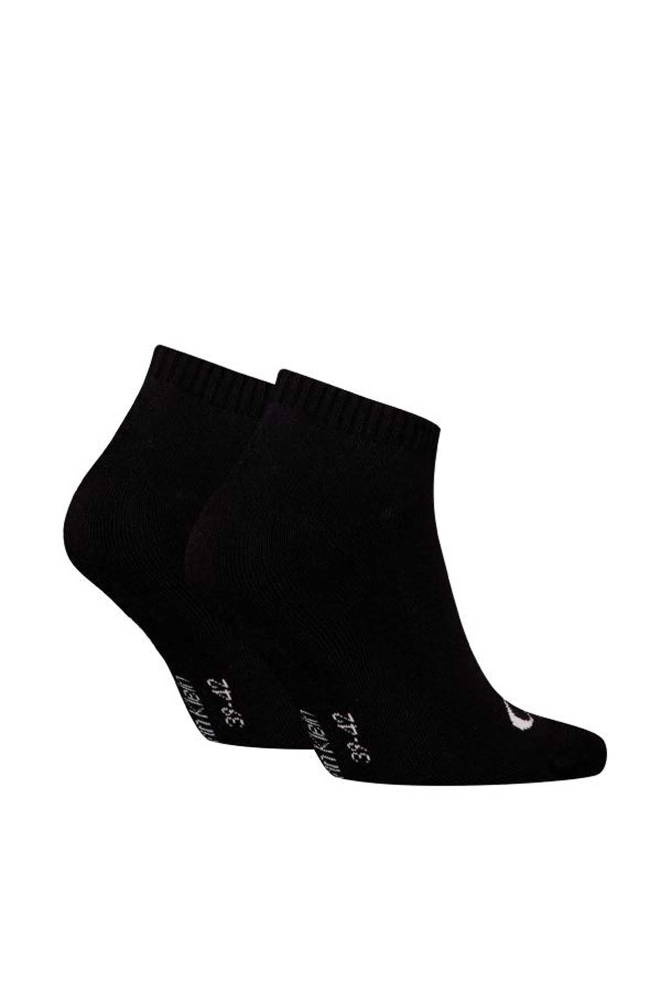 Calvin Klein Jeans, set da 2 paia di calze sneaker nere da uomo