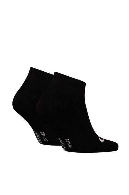 Calvin Klein Jeans, set da 2 paia di calze sneaker nere da uomo