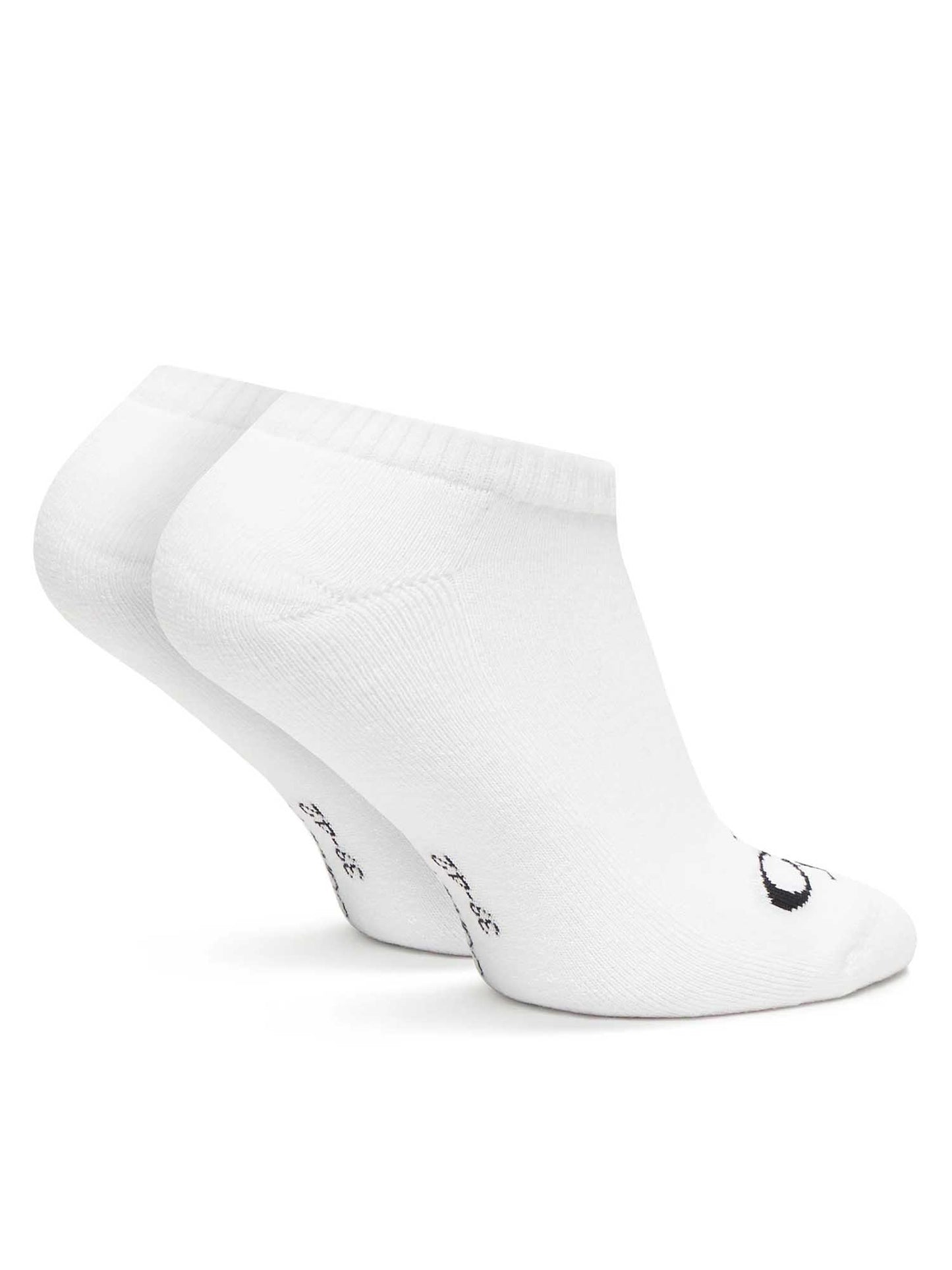 Calzini sneaker da uomo Calvin Klein Jeans in bianco, set da 2 paia