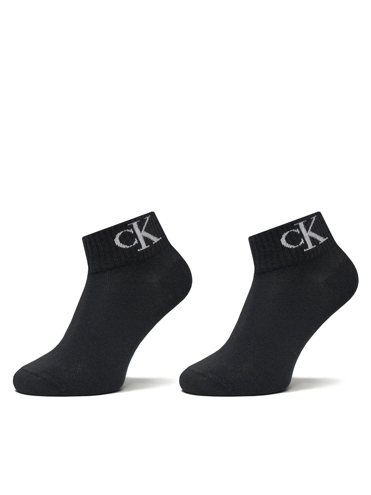 Ck w. quarter 2P calze da unisex nero