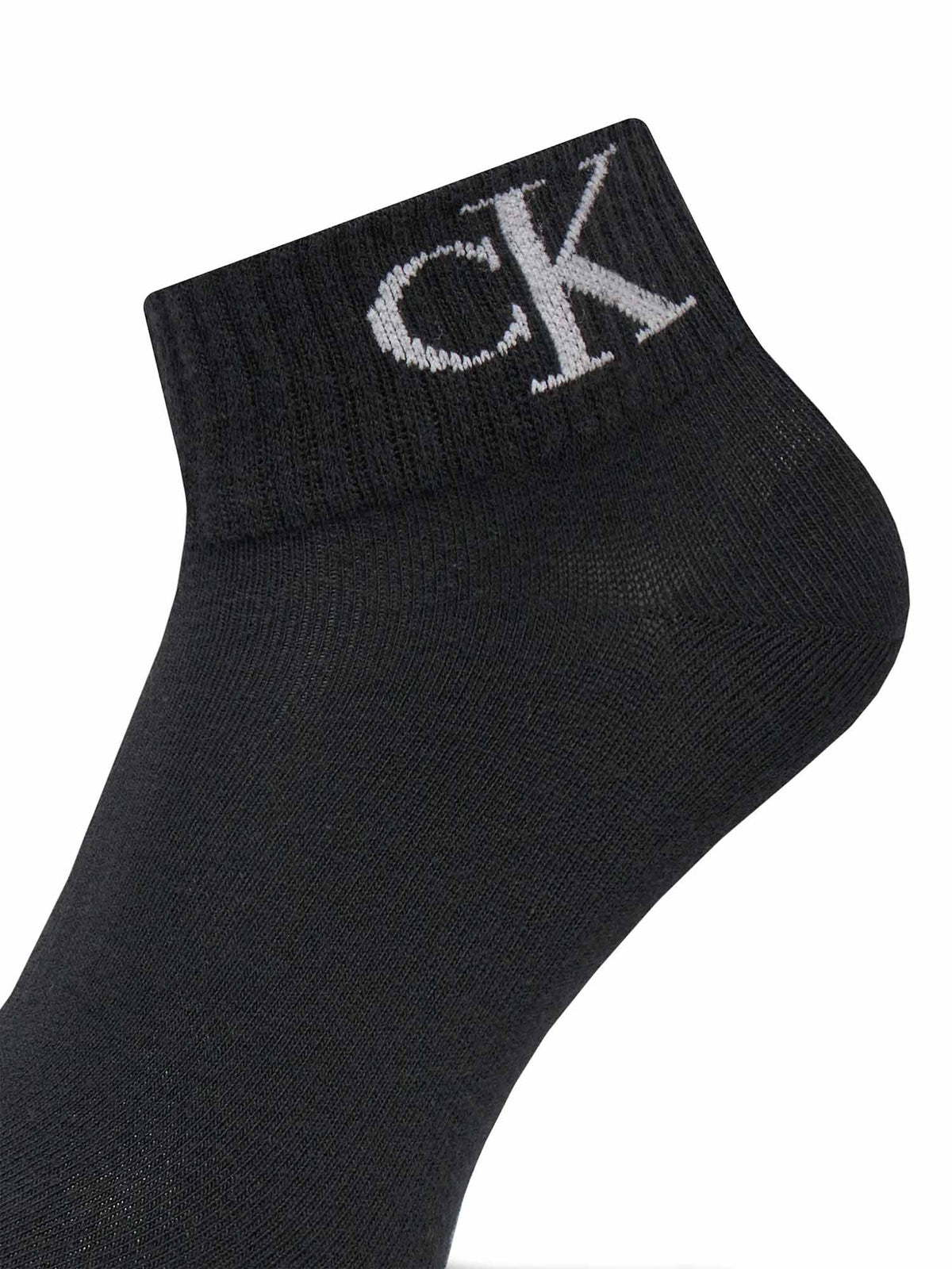 Ck w. quarter 2P calze da unisex nero