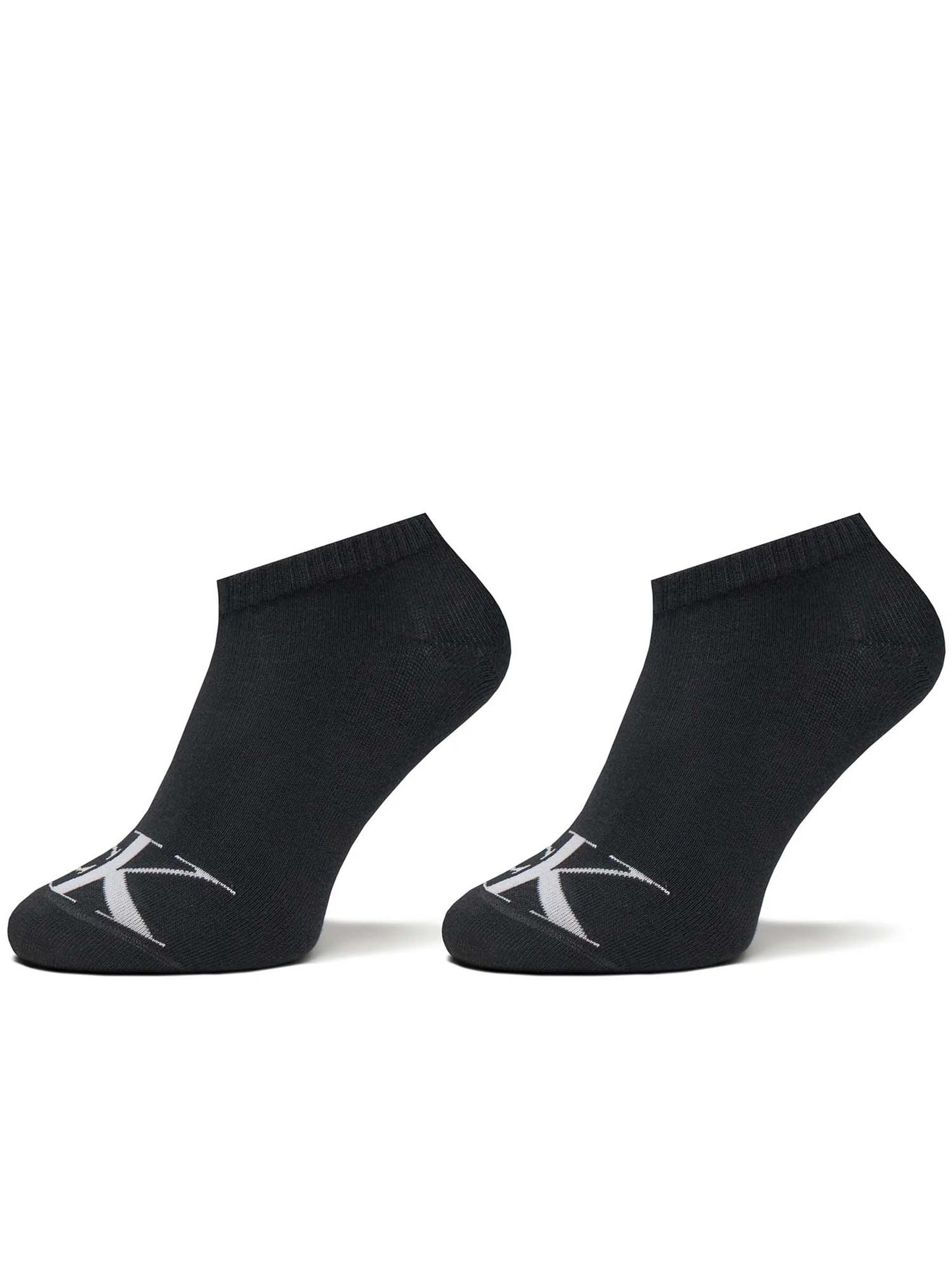 Calze sneaker nere Calvin Klein Jeans da donna, set 2 paia