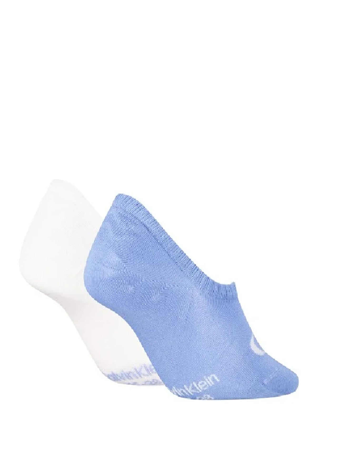 Calze da donna Calvin Klein Footie High Cut multicolore, set 2 paia