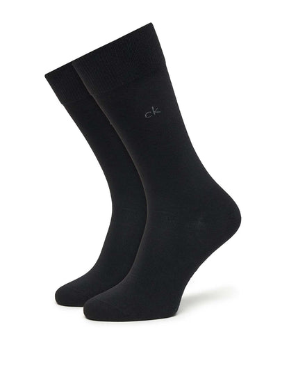 Set da 3 paia di calzini alti neri Calvin Klein da uomo