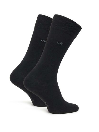 Set da 3 paia di calzini alti neri Calvin Klein da uomo