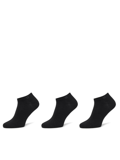 Set da 3 paia di calzini sneaker neri Calvin Klein uomo