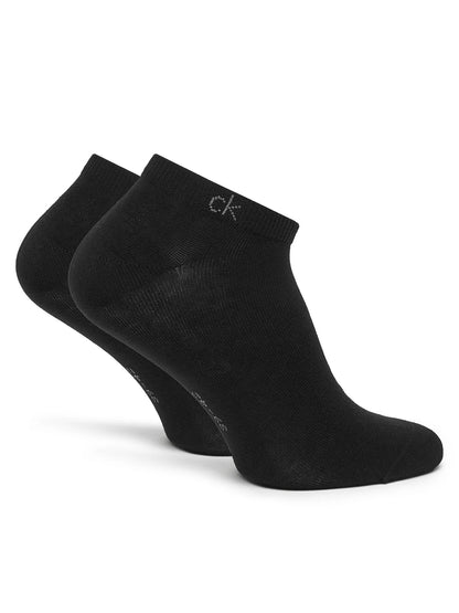 Set da 3 paia di calzini sneaker neri Calvin Klein uomo