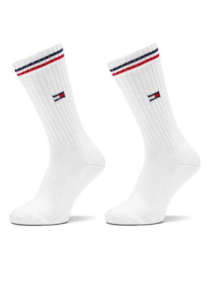Tommy Jeans Sock, calzini unisex bianchi iconici e confortevoli