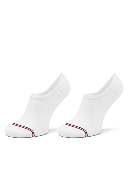 Calzini unisex bianchi Tommy J. Footie, perfetti per ogni giorno
