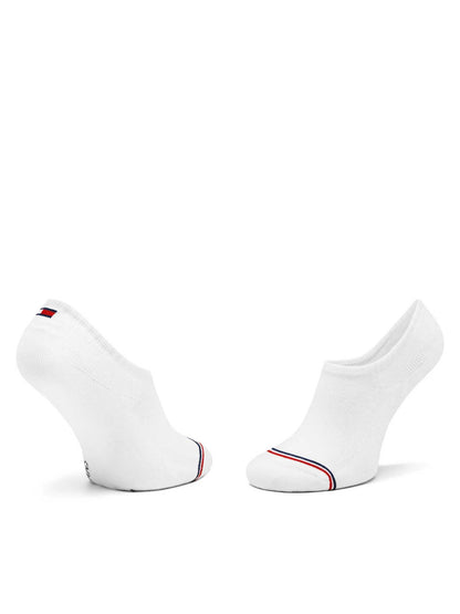 Calzini unisex bianchi Tommy J. Footie, perfetti per ogni giorno