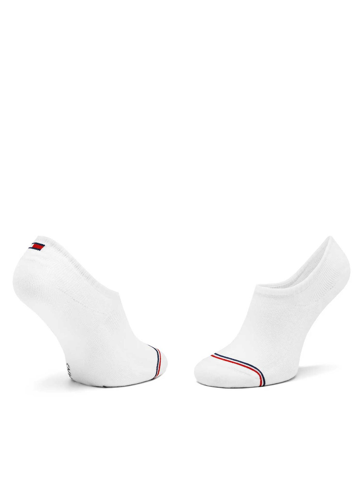 Tommy jeans footie calze da unisex bianco