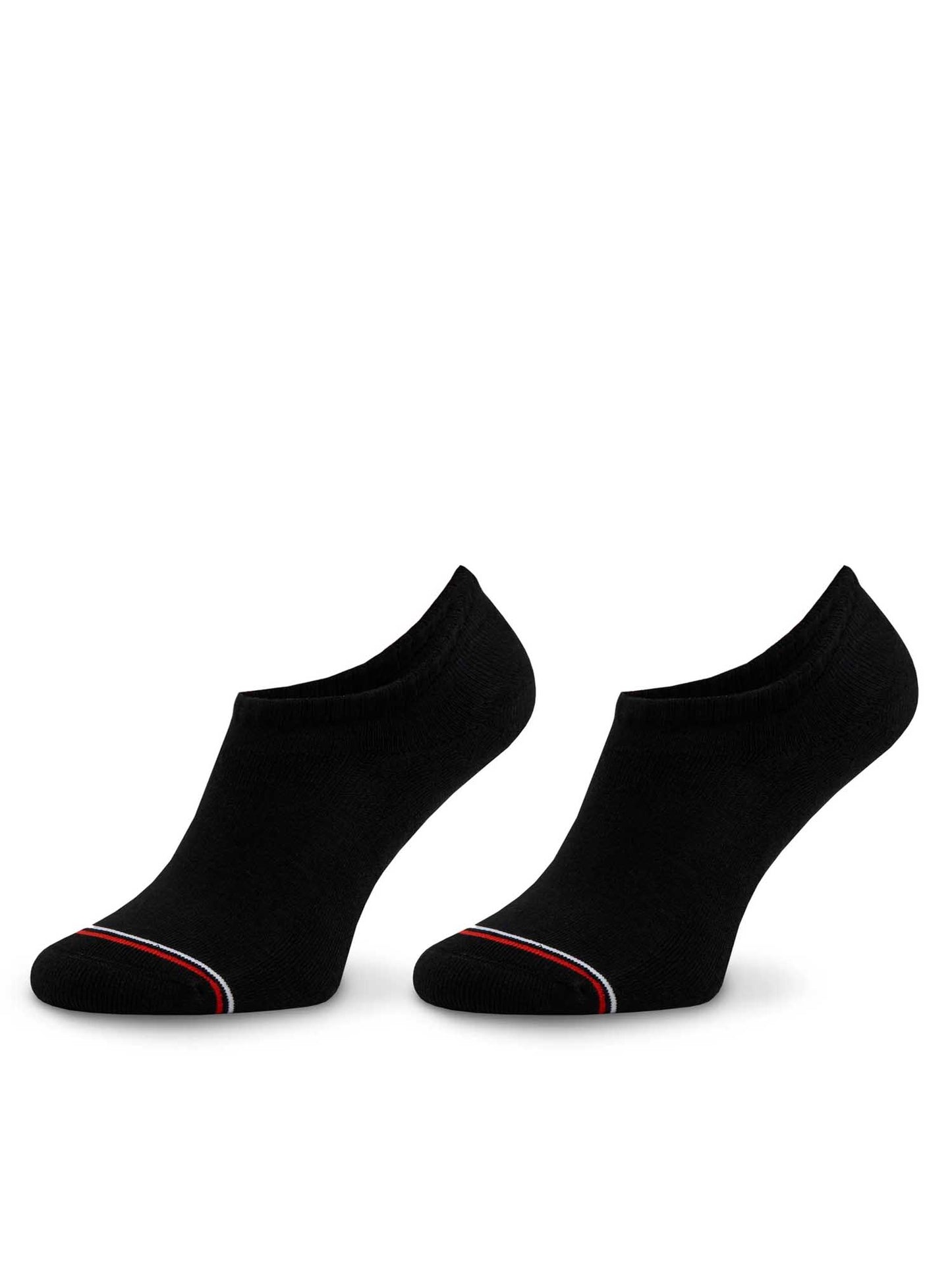 Calzini unisex neri Tommy Jeans Footie, comfort quotidiano