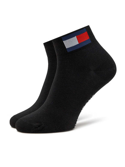 Calzini quarter unisex neri Tommy Hilfiger