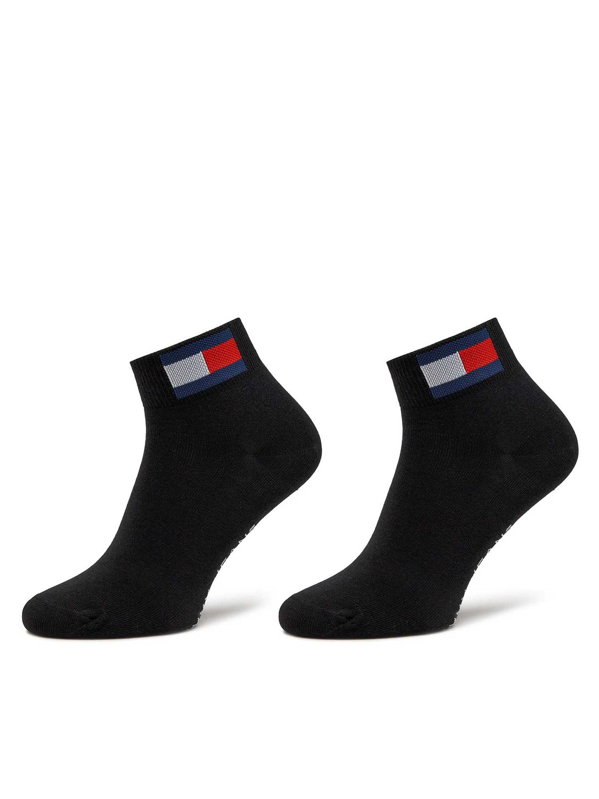 Tommy jeans quarter calze da unisex nero