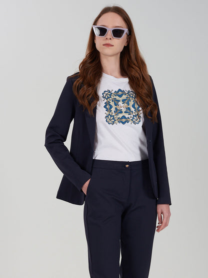 GIACCA PUNTO MILANO YES ZEE DONNA BLU