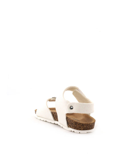 Shoelab Sandali unisex bambino Gem's bianchi comodi e resistenti
