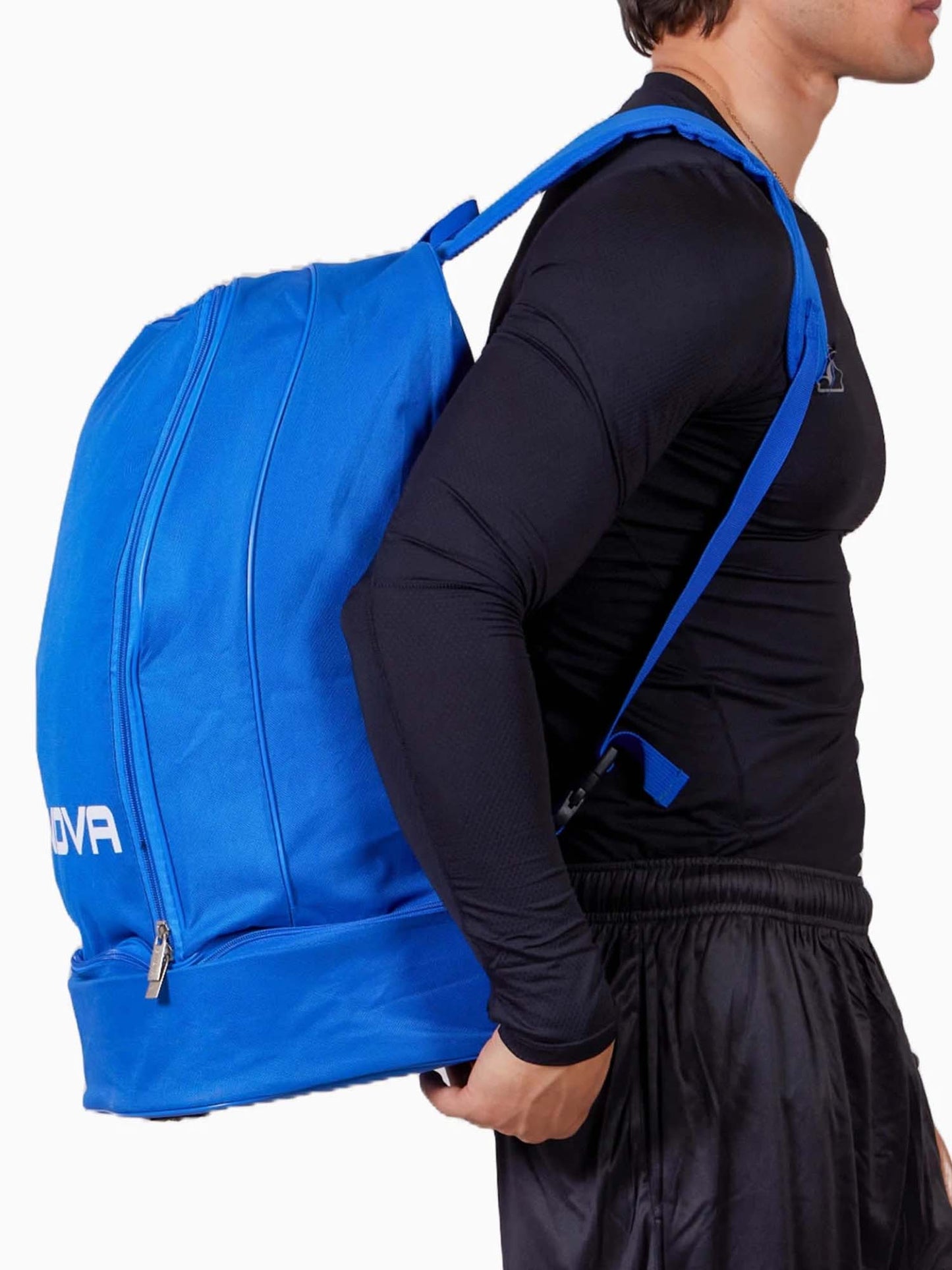 Zaino Givova unisex sportivo azzurro, pratico e funzionale