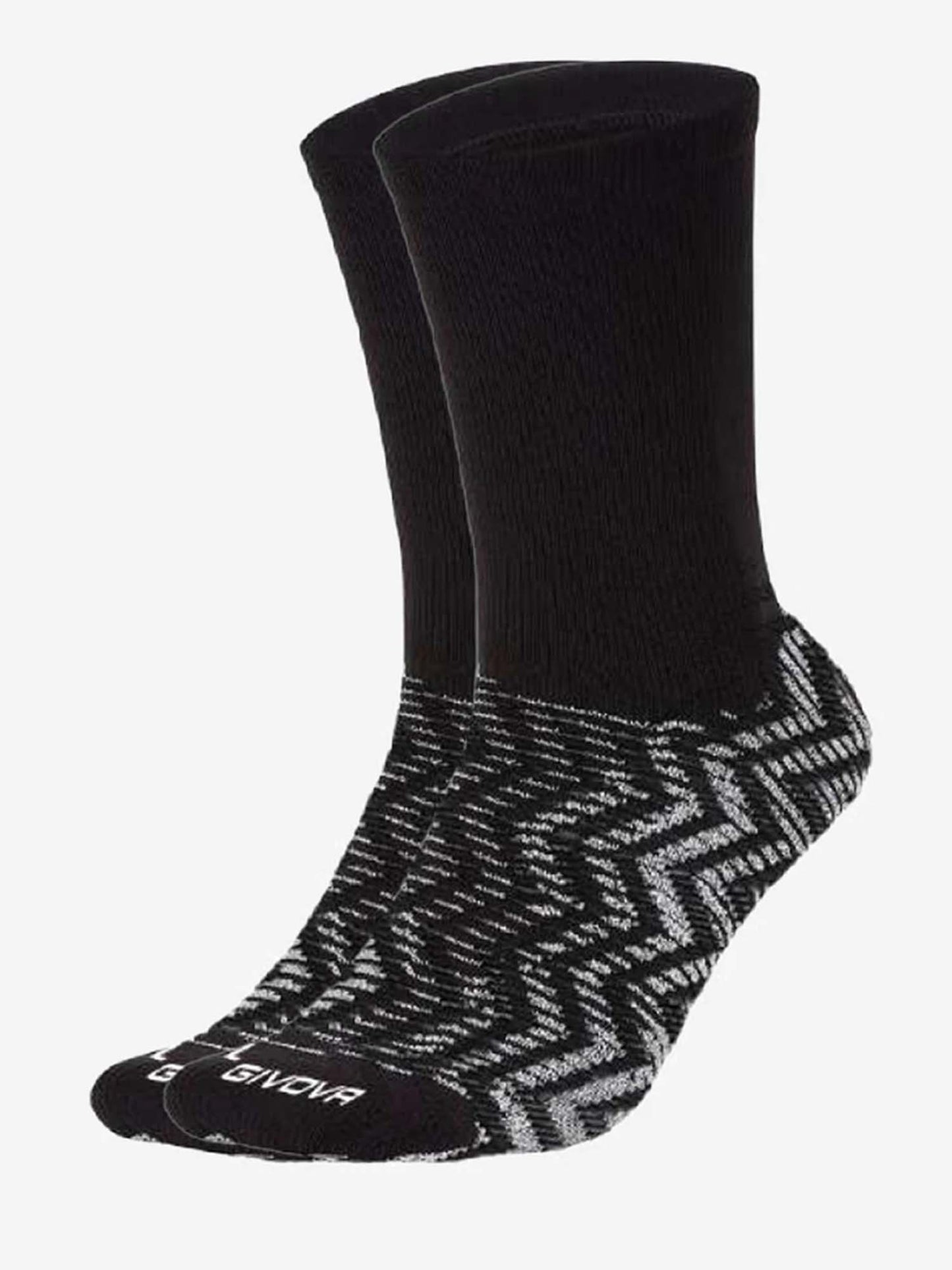 Givova Calza Grip sportiva nera unisex adulto