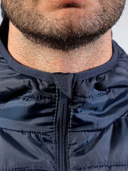 GIUBBOTTO CON CAPPUCCIO OLANDA GIVOVA UOMO BLU