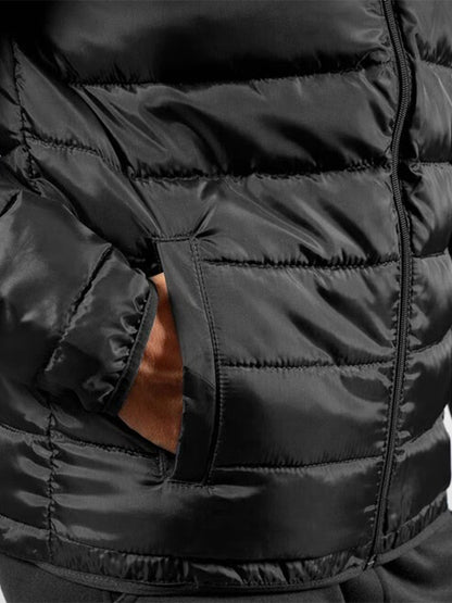 GIUBBOTTO CON CAPPUCCIO OLANDA GIVOVA UOMO NERO