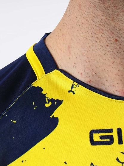 T-SHIRT ART INTERLOCK GIVOVA GIALLO BLU