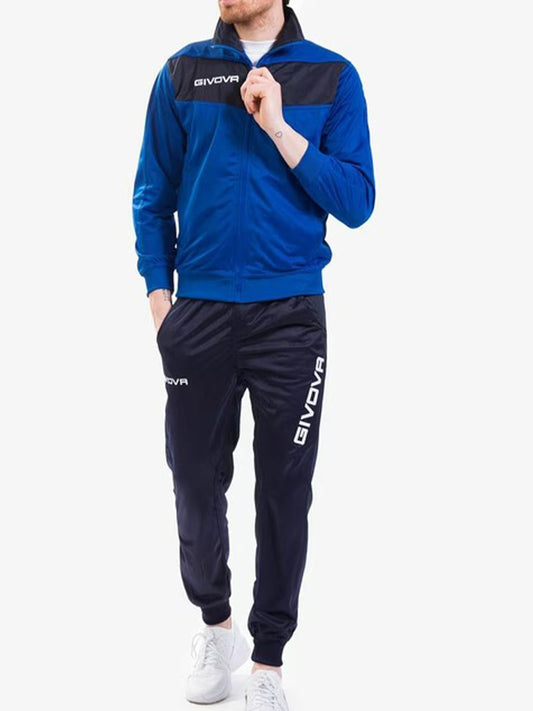 Givova tuta visa ace calcio da uomo azzurro