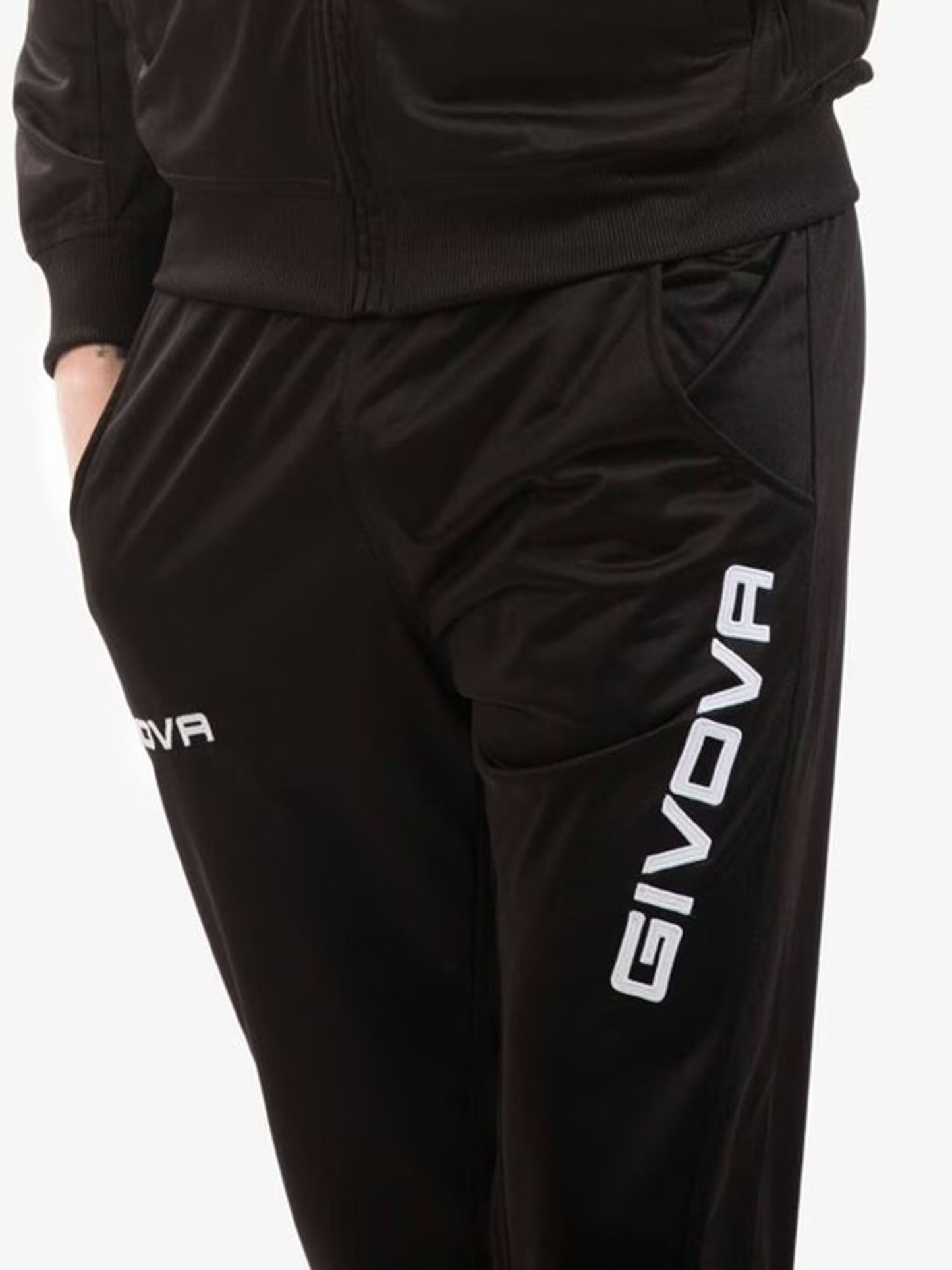 TUTA VISA GIVOVA UOMO NERO-BIANCO