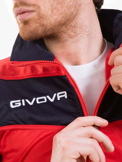 TUTA VISA GIVOVA UOMO ROSSO BLU