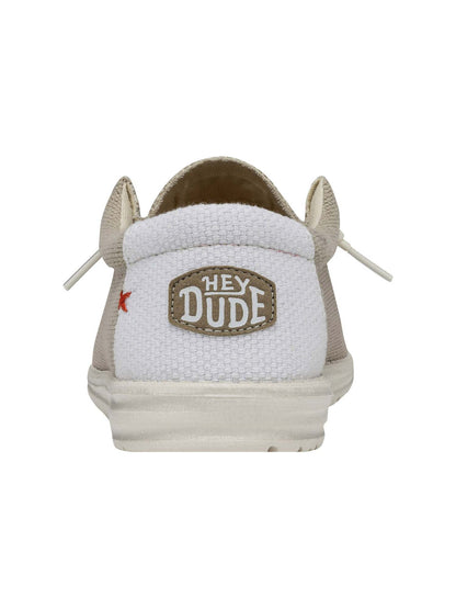 Hey Dude Wally Braided, slip on casual da uomo beige con cinturino