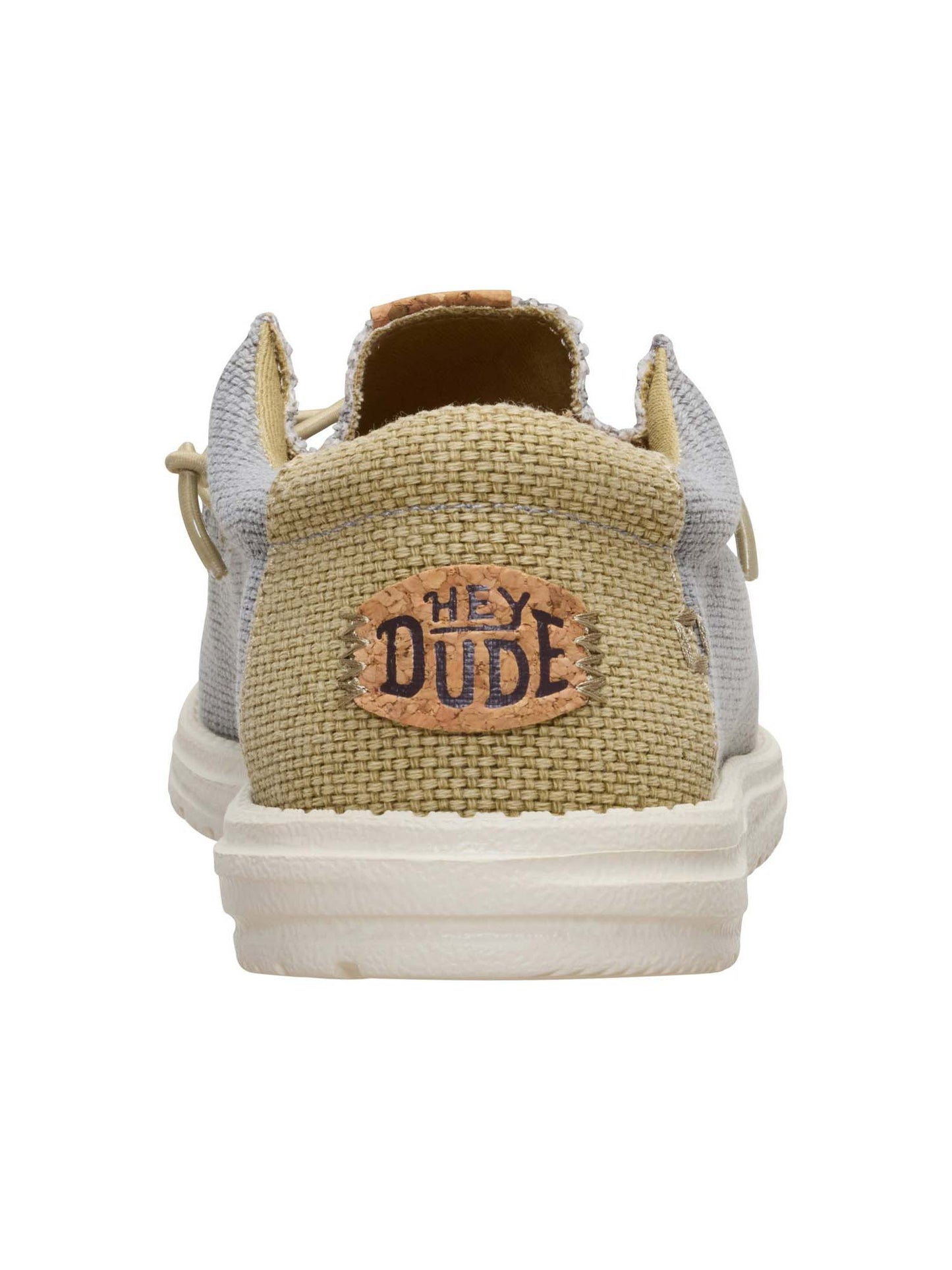 Hey Dude Wally Braided, slip on unisex in tessuto grigio
