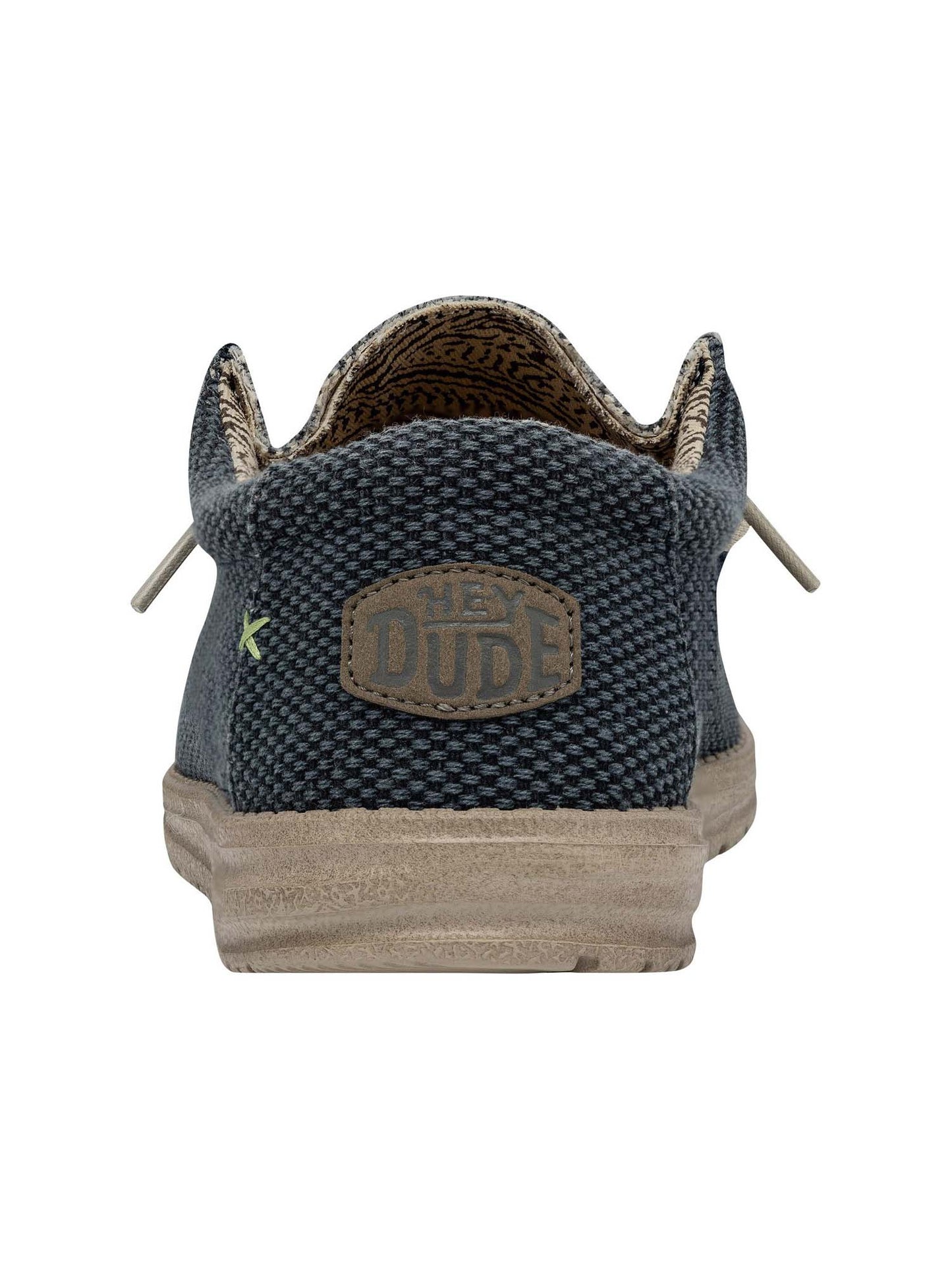 Hey Dude Wally Braided, scarpe slip on da uomo blu con tomaia intrecciata