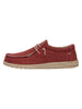 hey-dude-wally-braided-slip-on-unisex-rosso-leggero-e-traspirante