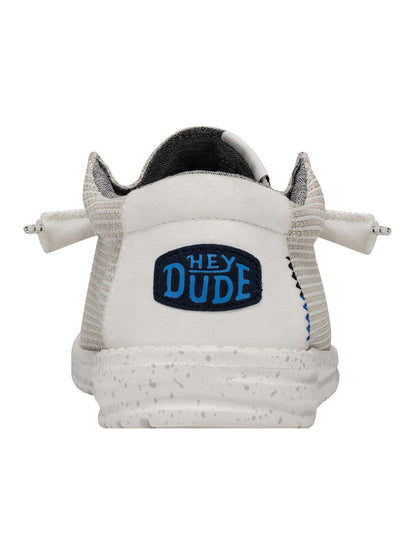 Hey Dude Wally Sport, slip on da uomo bianca comoda e leggera