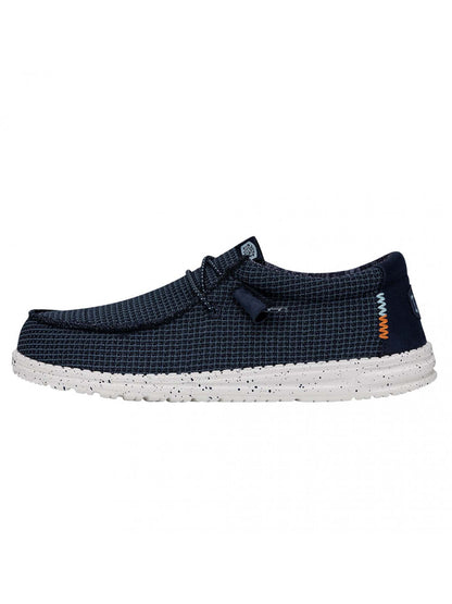 Hey Dude Wally Sport, slip on uomo blu dal design leggero e confortevole