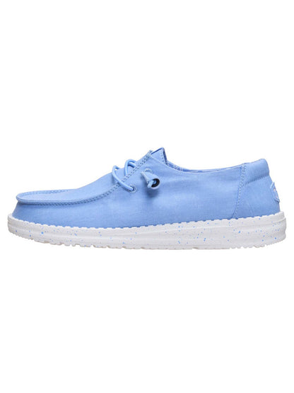 Hey Dude Wendy, slip on unisex adulto azzurre in canvas