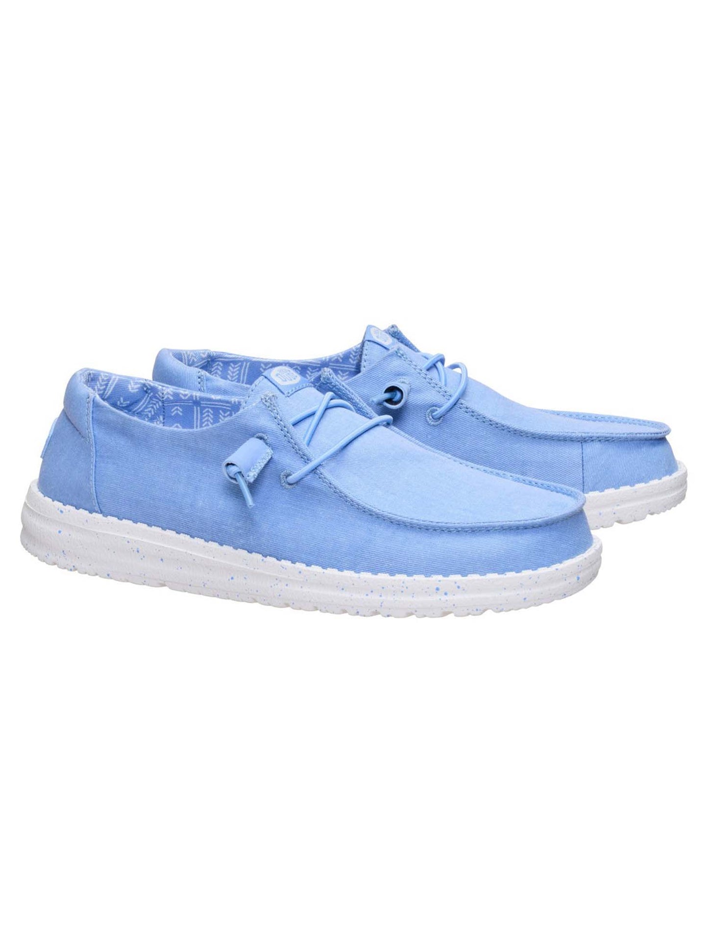 Hey Dude Wendy, slip on unisex adulto azzurre in canvas