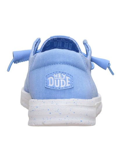Hey Dude Wendy, slip on unisex adulto azzurre in canvas