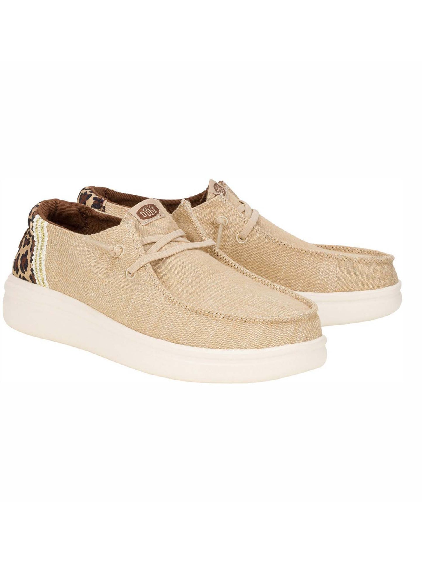 Slip on Wendy Rise Hey Dude da donna in tessuto con dettagli animalier