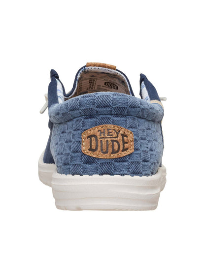 Hey Dude Wally Funk Summer Stitch, slip-on uomo blu casual