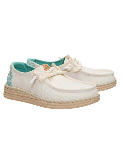 Hey Dude Wendy Espadrille slip on donna color crema