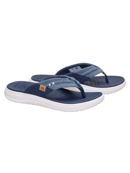 Hey Dude Finn Flip, infradito uomo blu per estate e relax