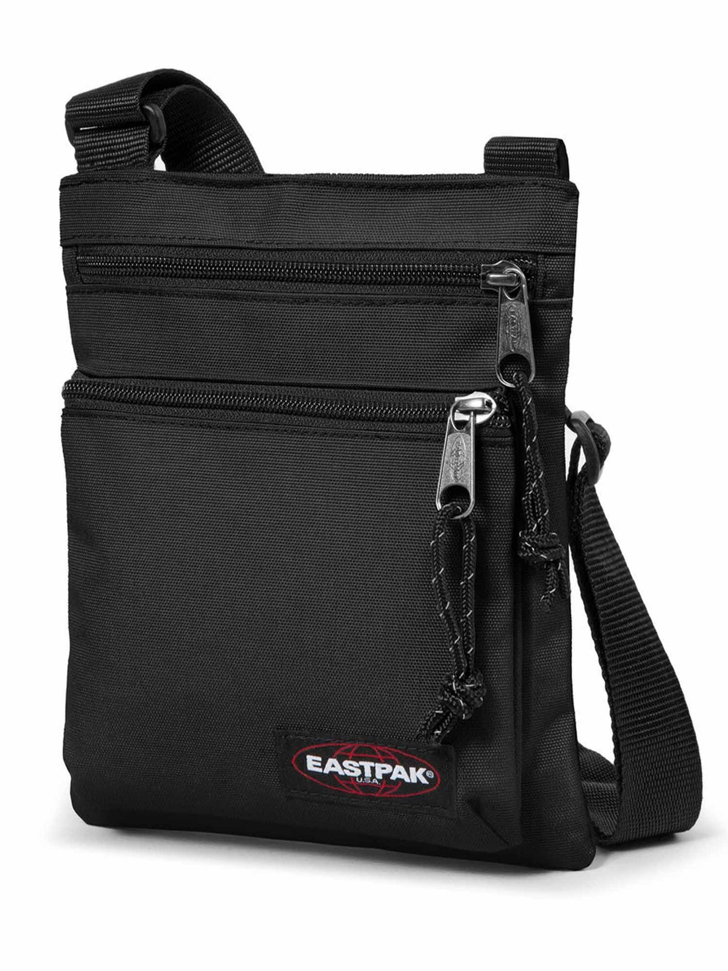 Eastpak Rusher, borsa a tracolla unisex nera compatta e funzionale