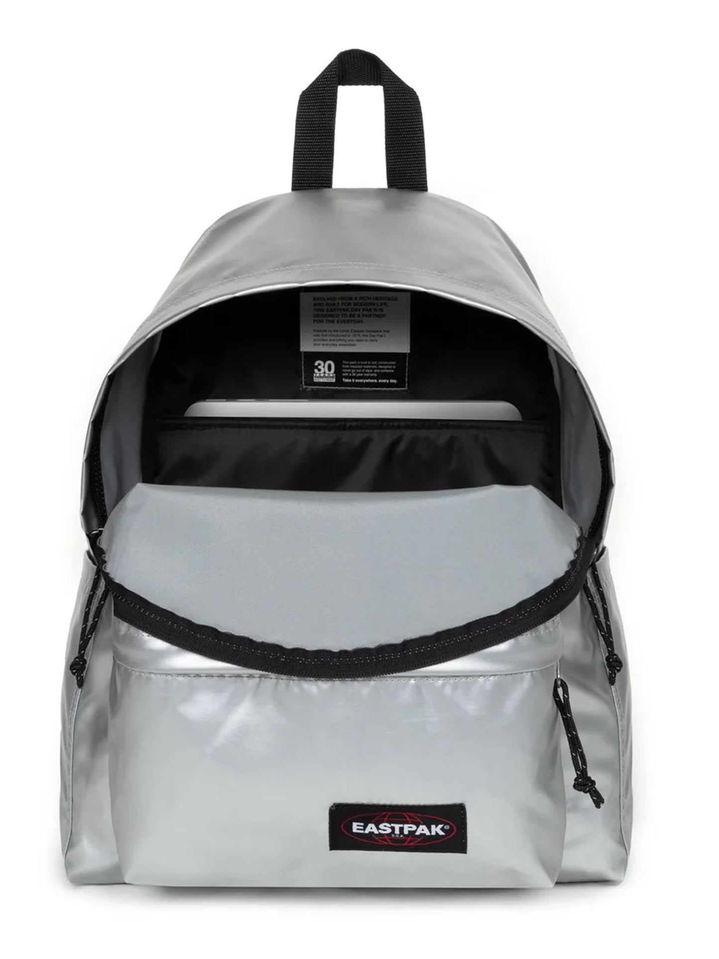 Eastpak Day Pak'r, zaino unisex adulto in argento versatile e resistente